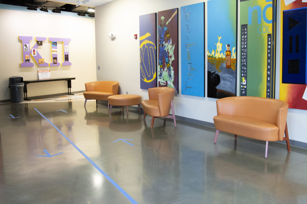Social Distancing at Nossi College -Student Lounge