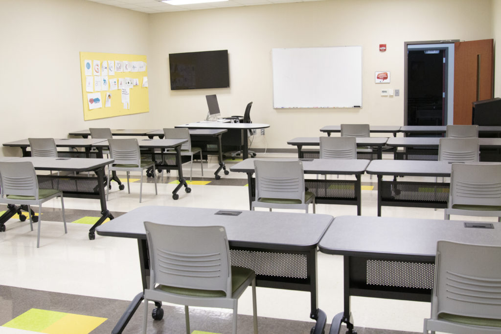 Social Distancing at Nossi College - Classrooms