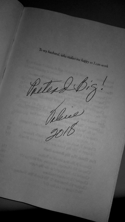 Valerie graves signed book