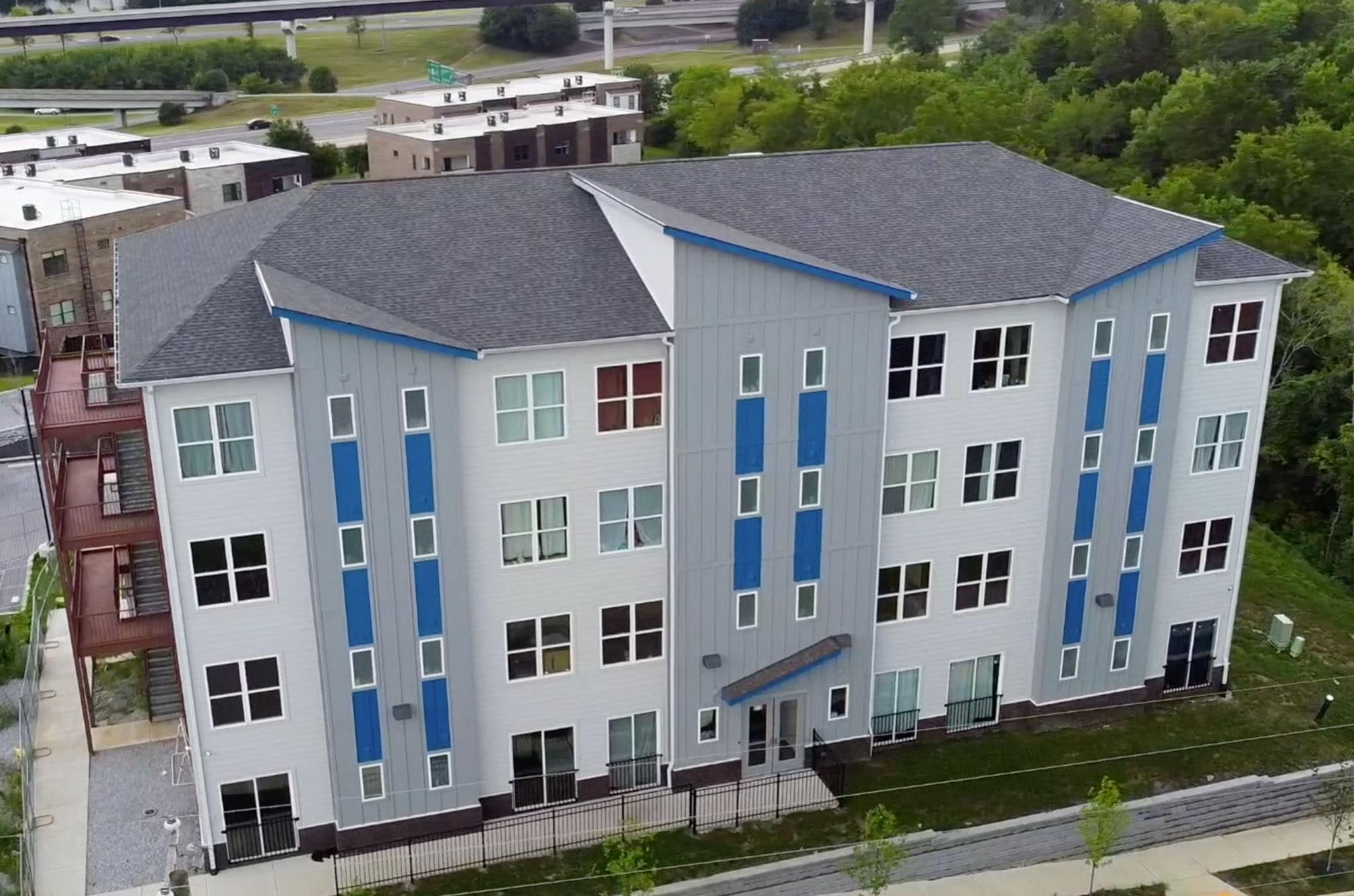 Photo of Nossi's brand new Student Housing and Dorms apartment complex at Nossi College of Art and Design in Nashville TN