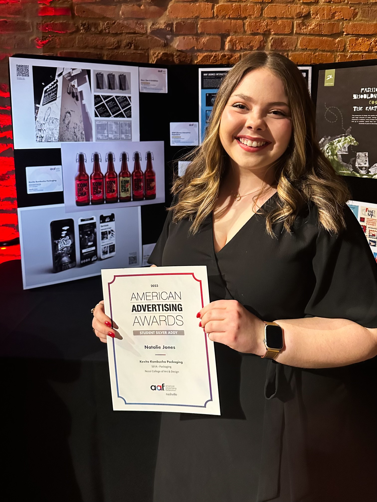 Natalie Jones Wins Addy Award for Packaging Design