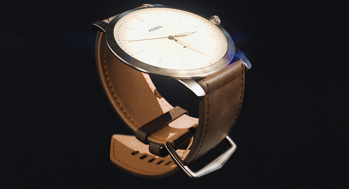 Exploring 3D at Nossi—product render by Grant Tudor with realistic lighting and materials.