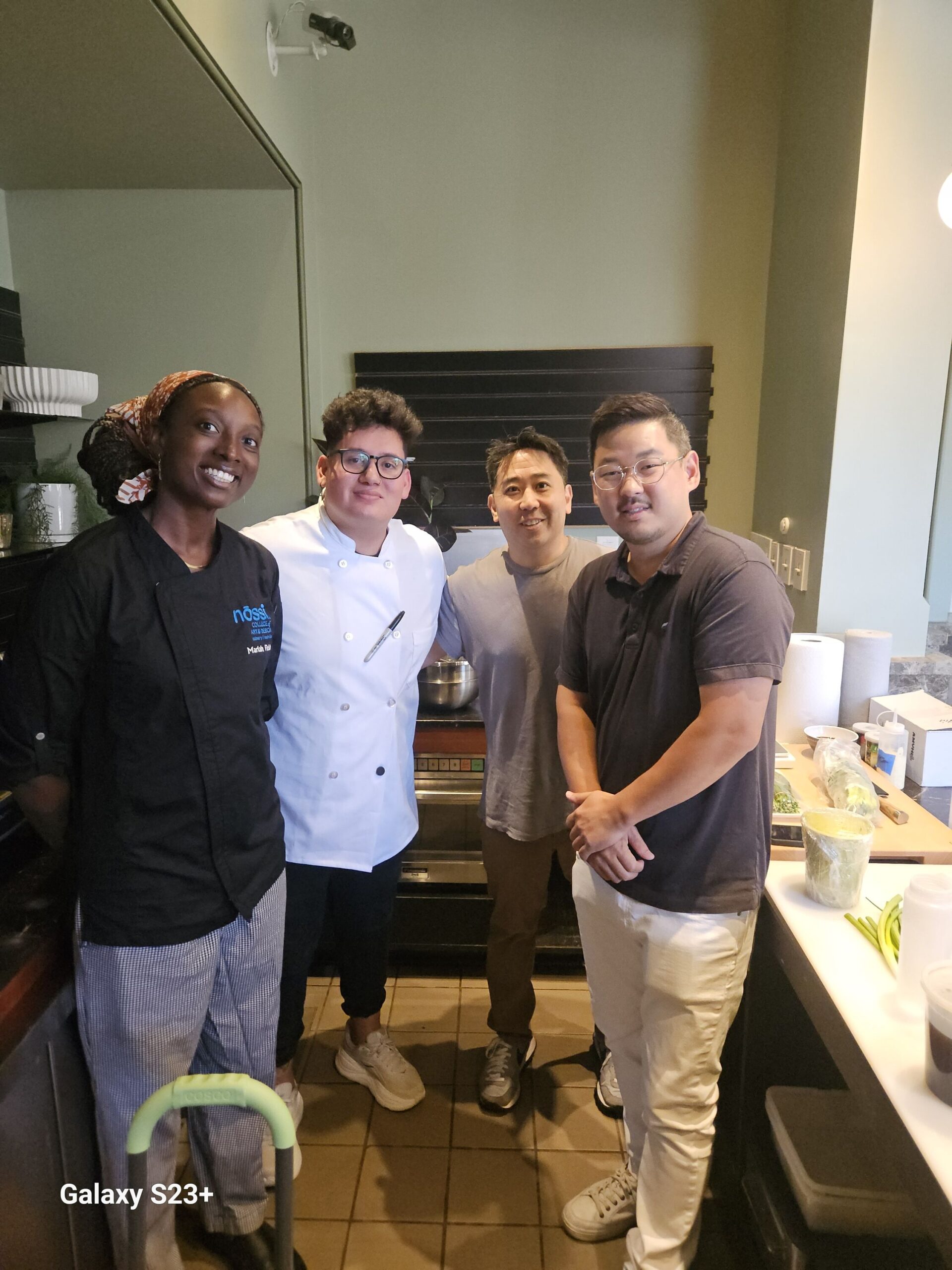 Nossi students learning professional techniques during PACE program events