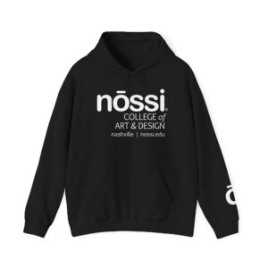 Nōssi College Hoodie – Official Logo Edition (Royal & Black)