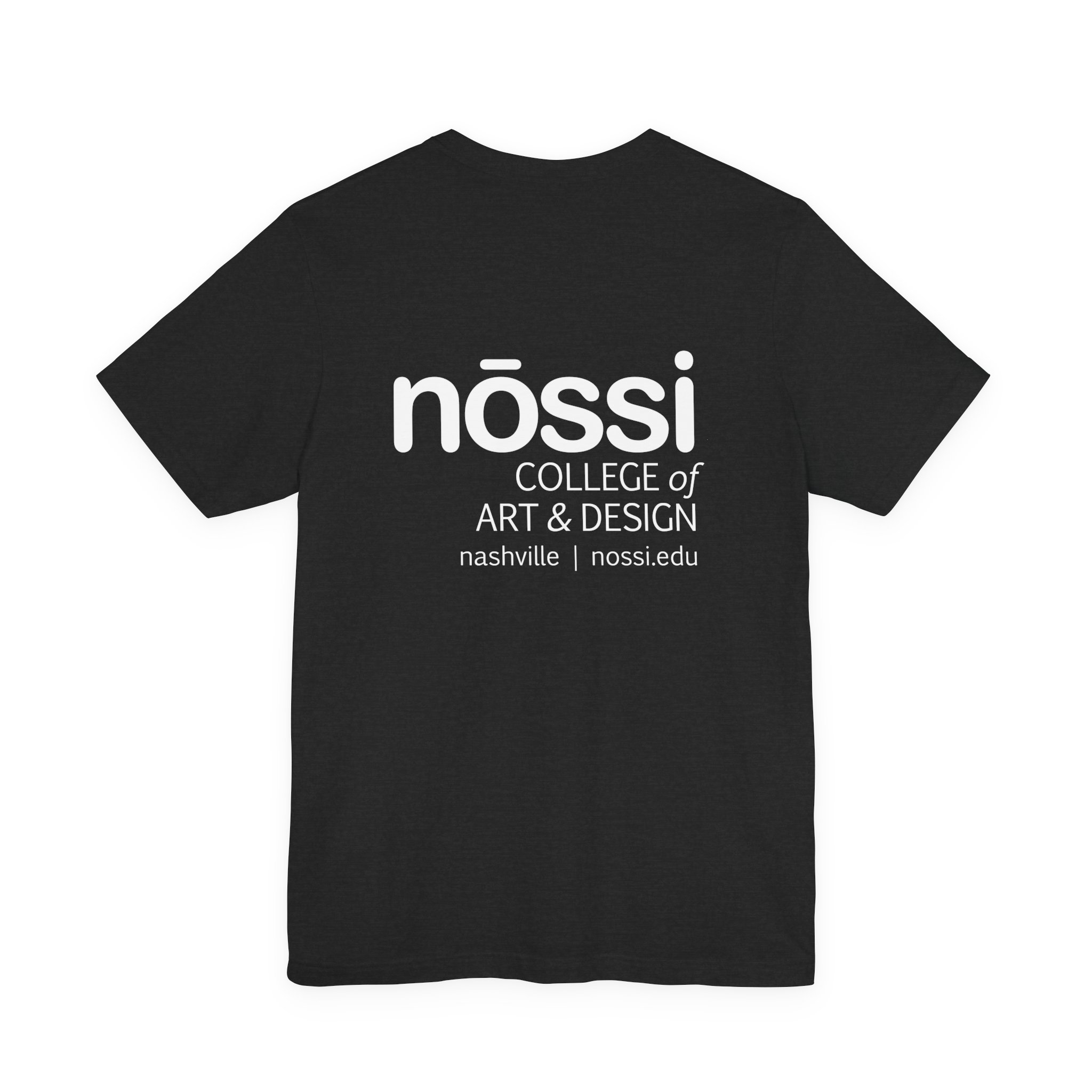 Nōssi College of Art & Design Logo Tee — Black or Royal - Image 8