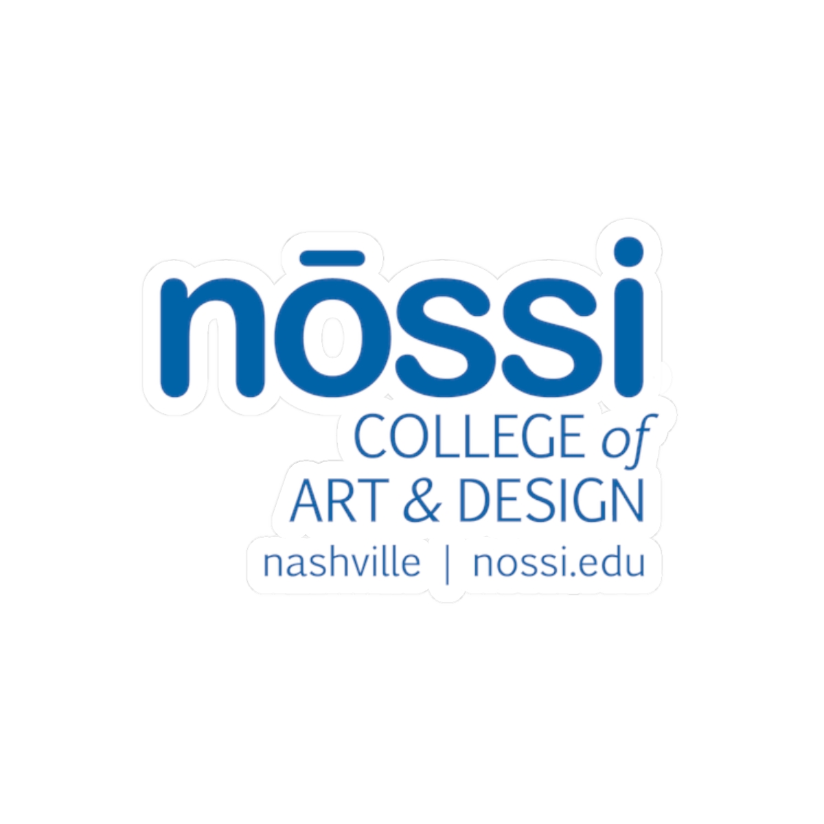 Nōssi Logo Vinyl Sticker — Campus Edition - Image 4