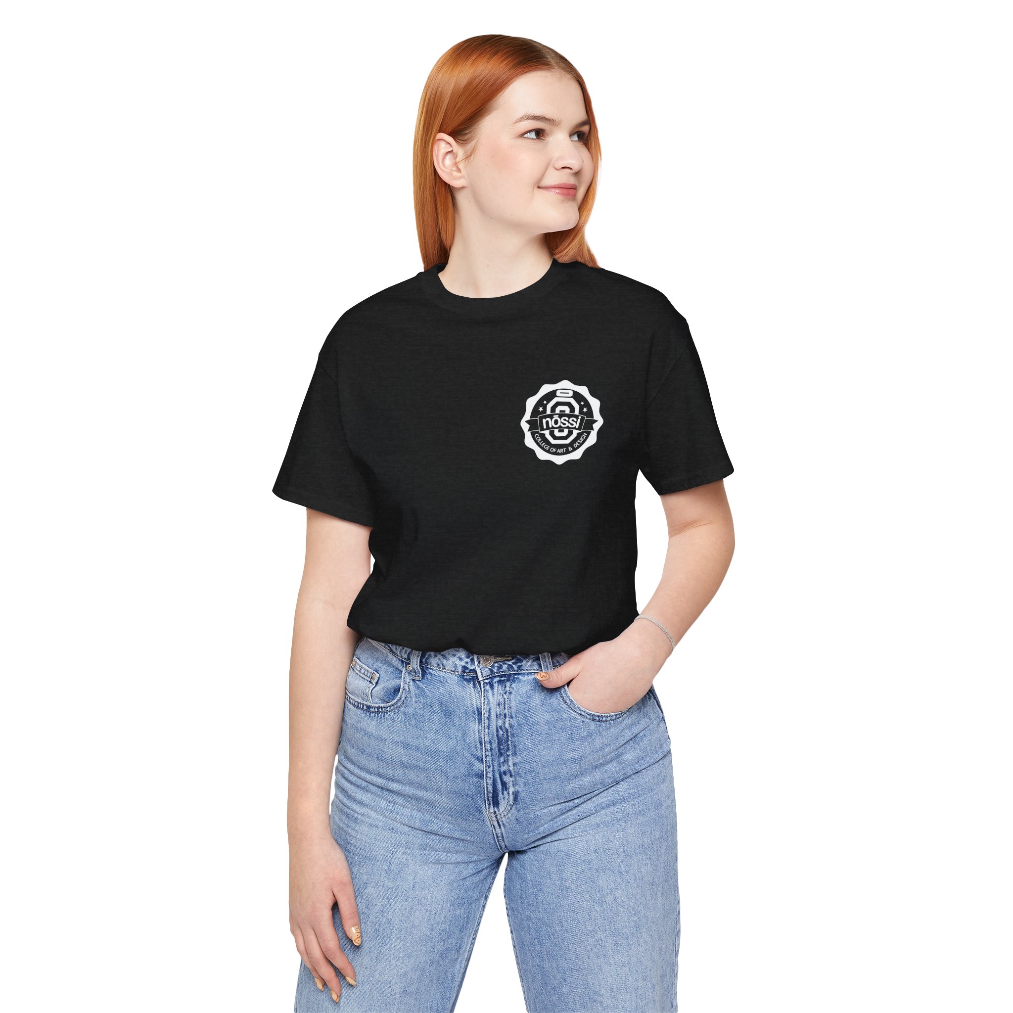 Nōssi College of Art & Design Logo Tee — Black or Royal - Image 7