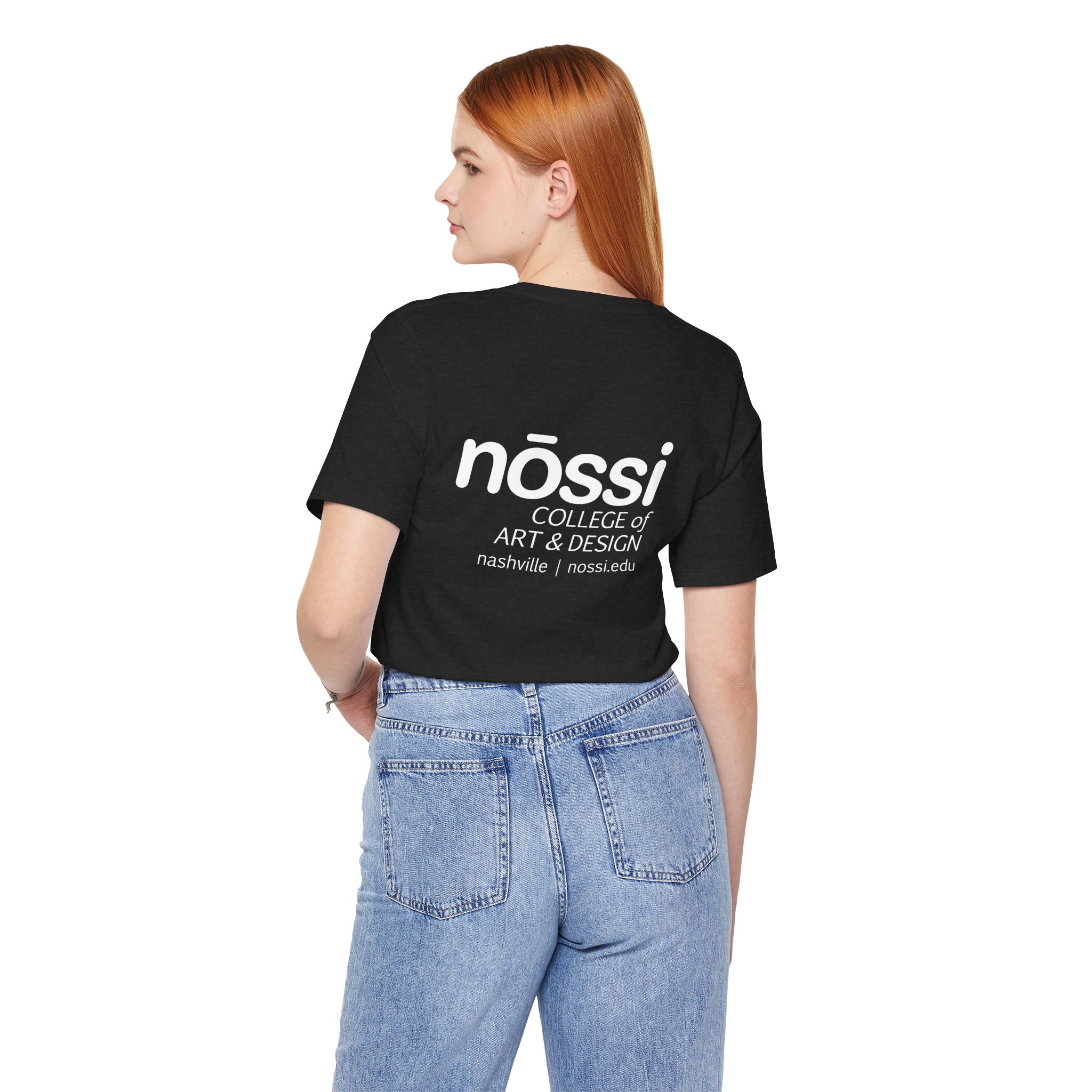 Nōssi College of Art & Design Logo Tee — Black or Royal - Image 9
