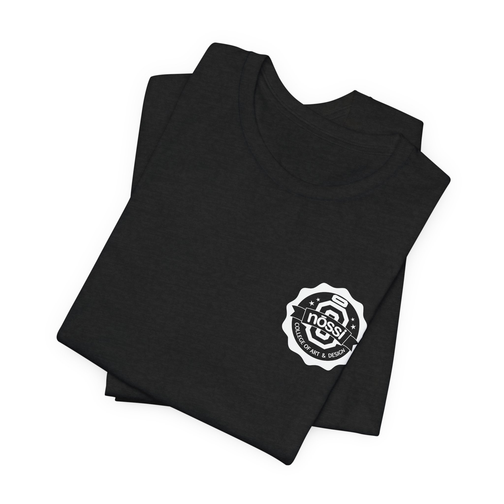 Nōssi College of Art & Design Logo Tee — Black or Royal - Image 10