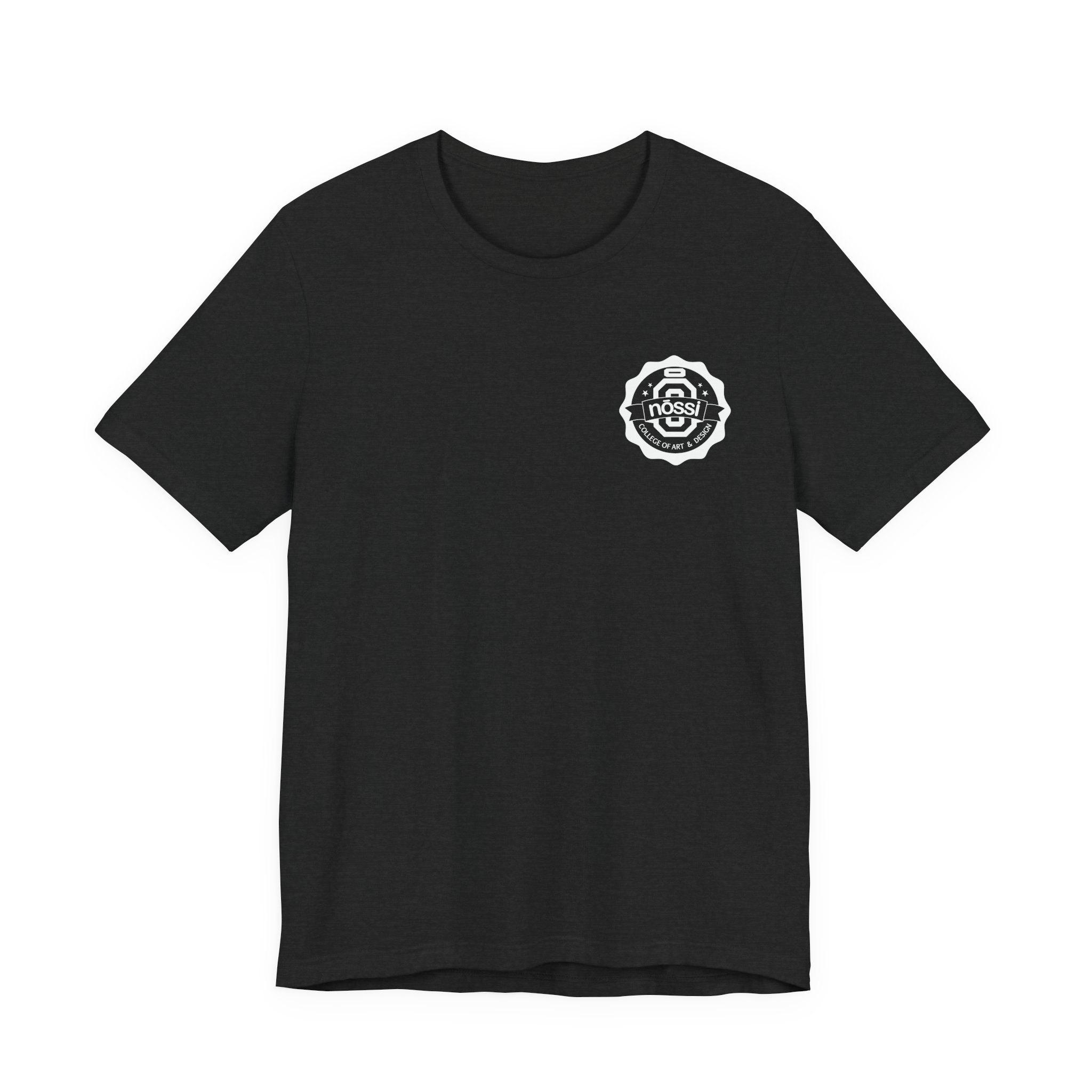 Nōssi College of Art & Design Logo Tee — Black or Royal - Image 6