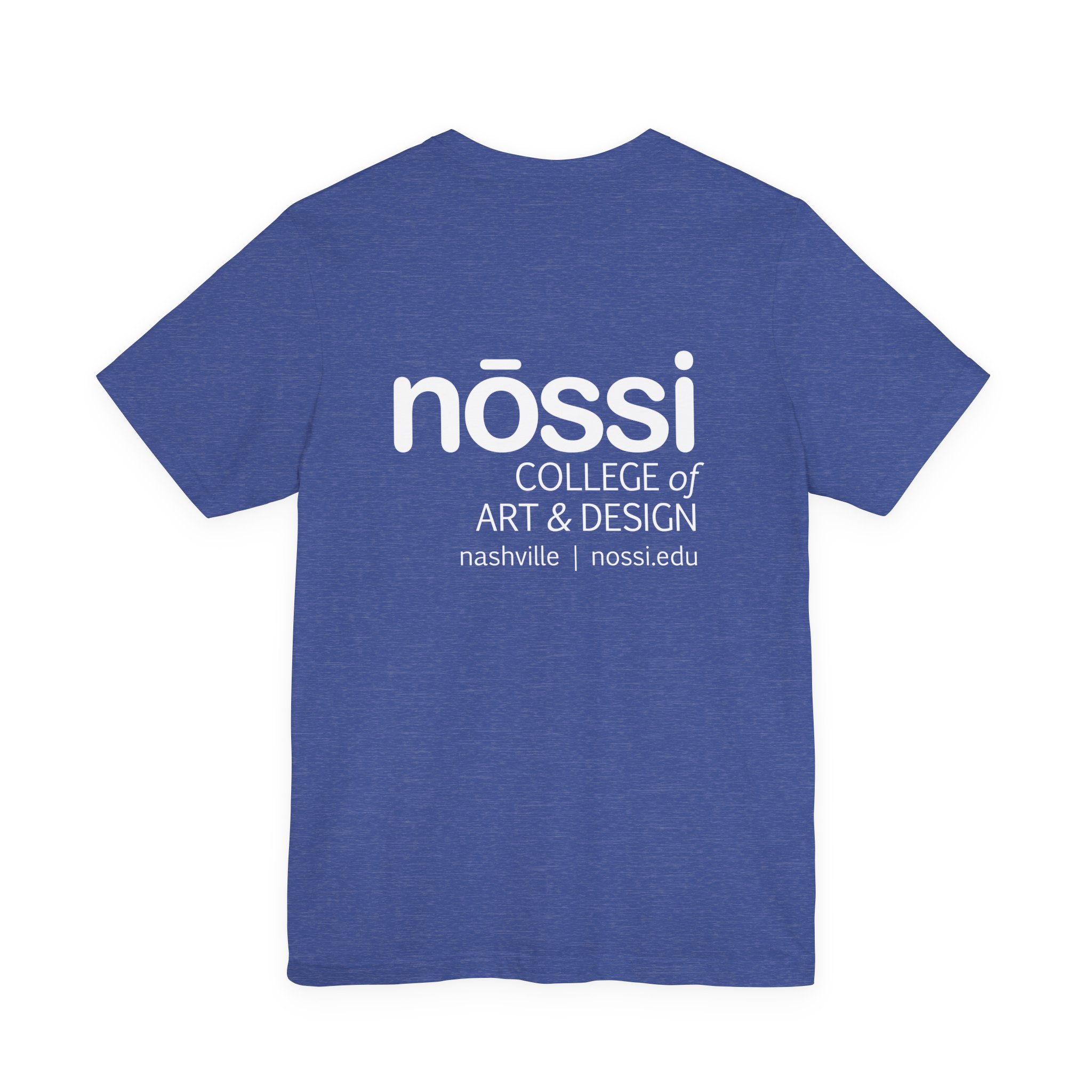 Nōssi College of Art & Design Logo Tee — Black or Royal - Image 3