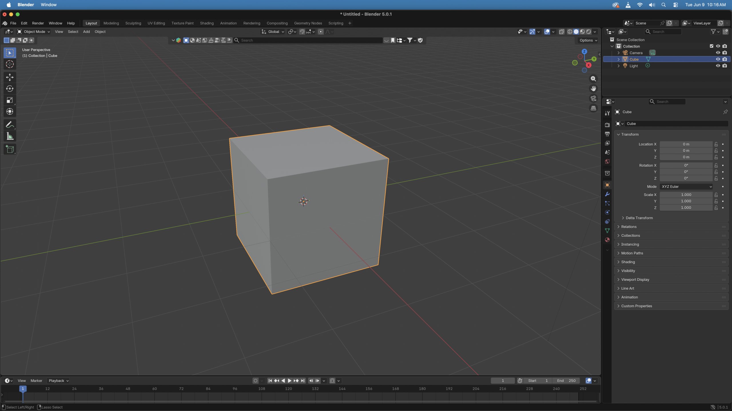 Blender edit mode screenshot