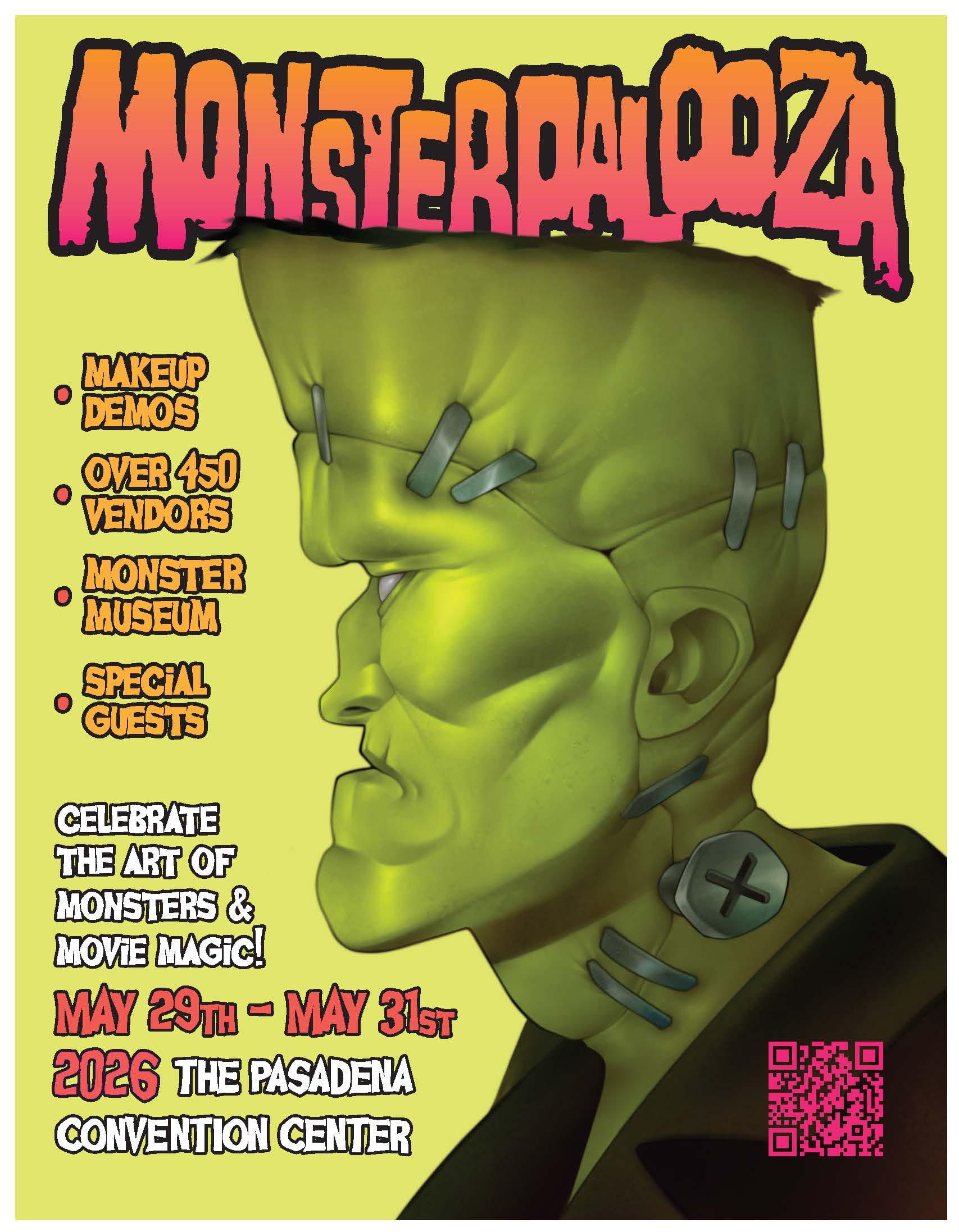 Sara Winnett &mdash; Monsterpalooza event poster