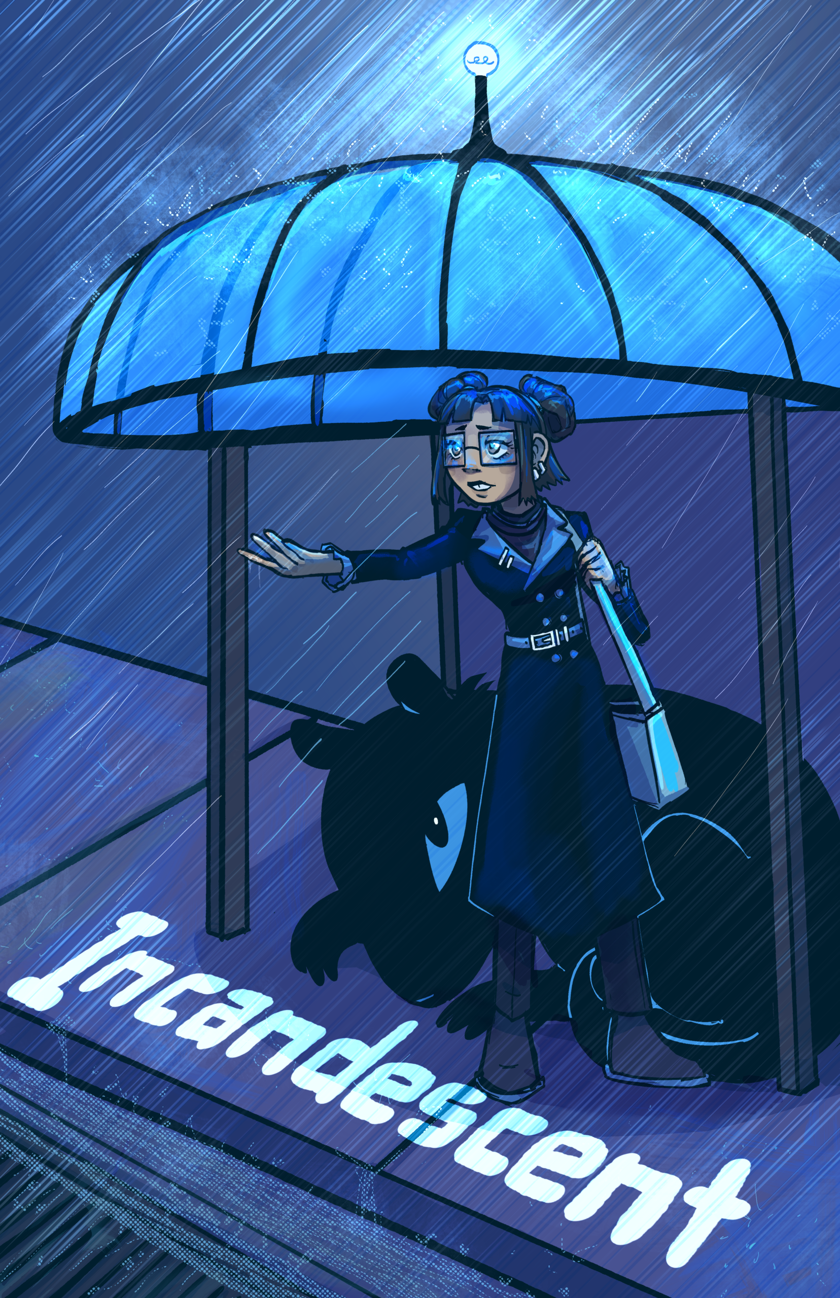 Addah O'Brien &mdash; Incandescent poster illustration