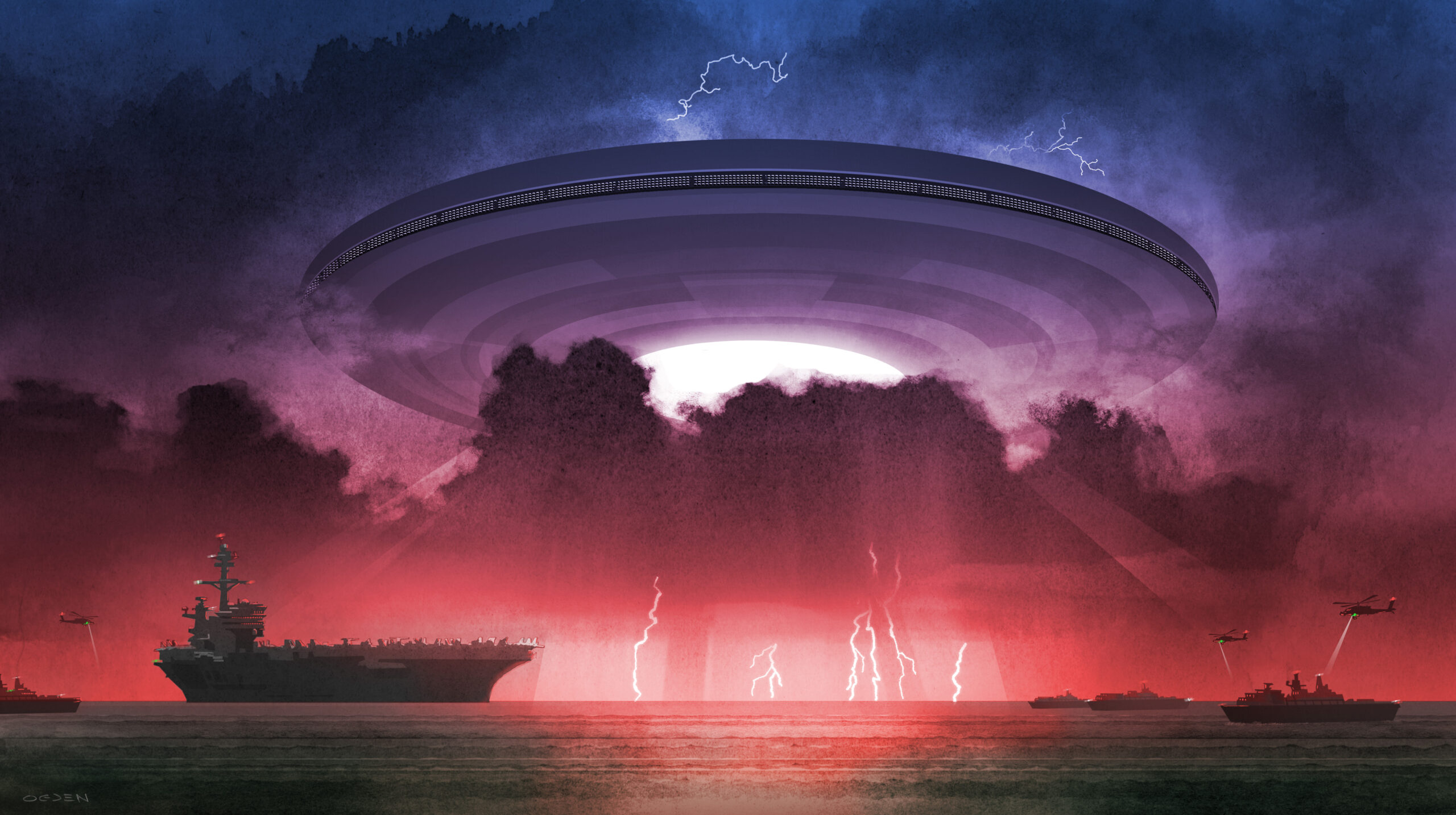 Laird Ogden &mdash; sci-fi 'Arrival'-style visual development painting