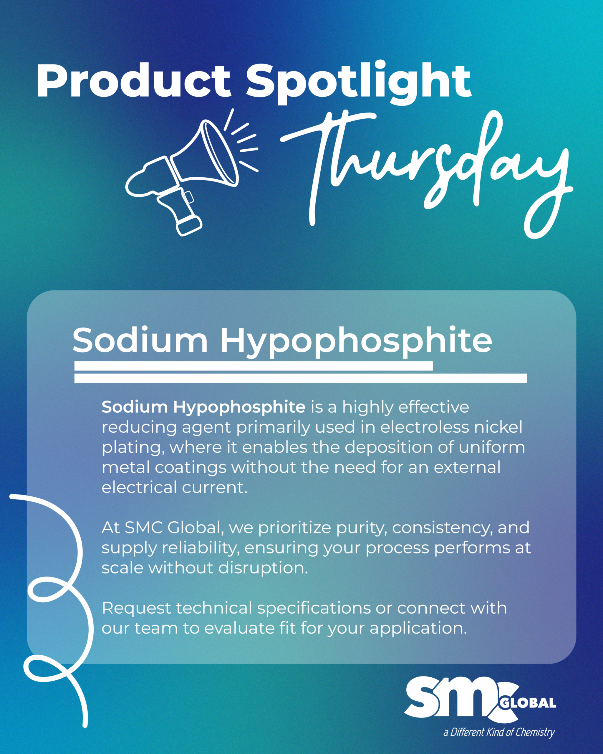Anna Abbate &mdash; SMC Global product spotlight social post