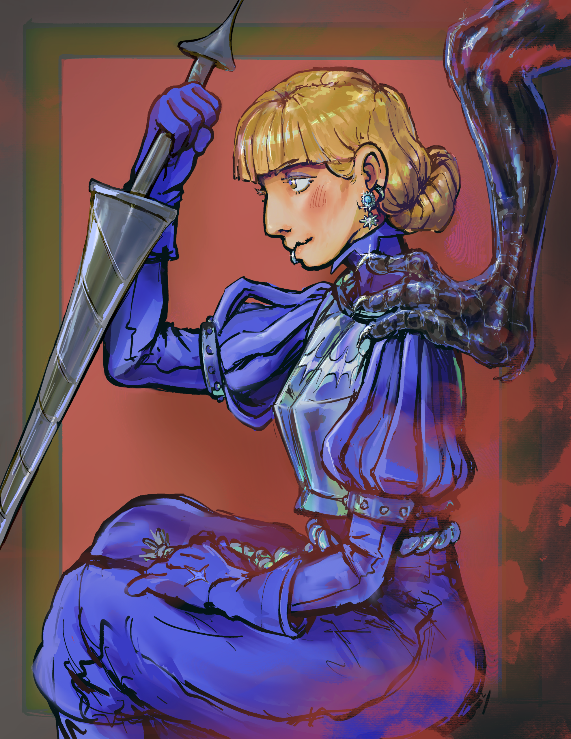 Addah O'Brien &mdash; Dragon's Knight character illustration