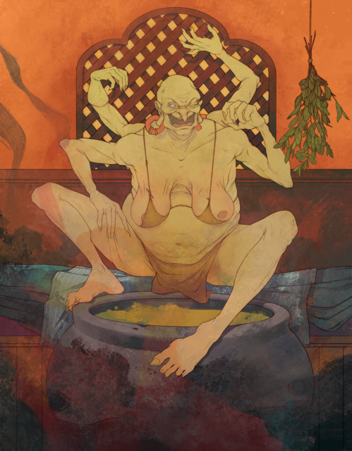 Sara Winnett &mdash; golden figure illustration