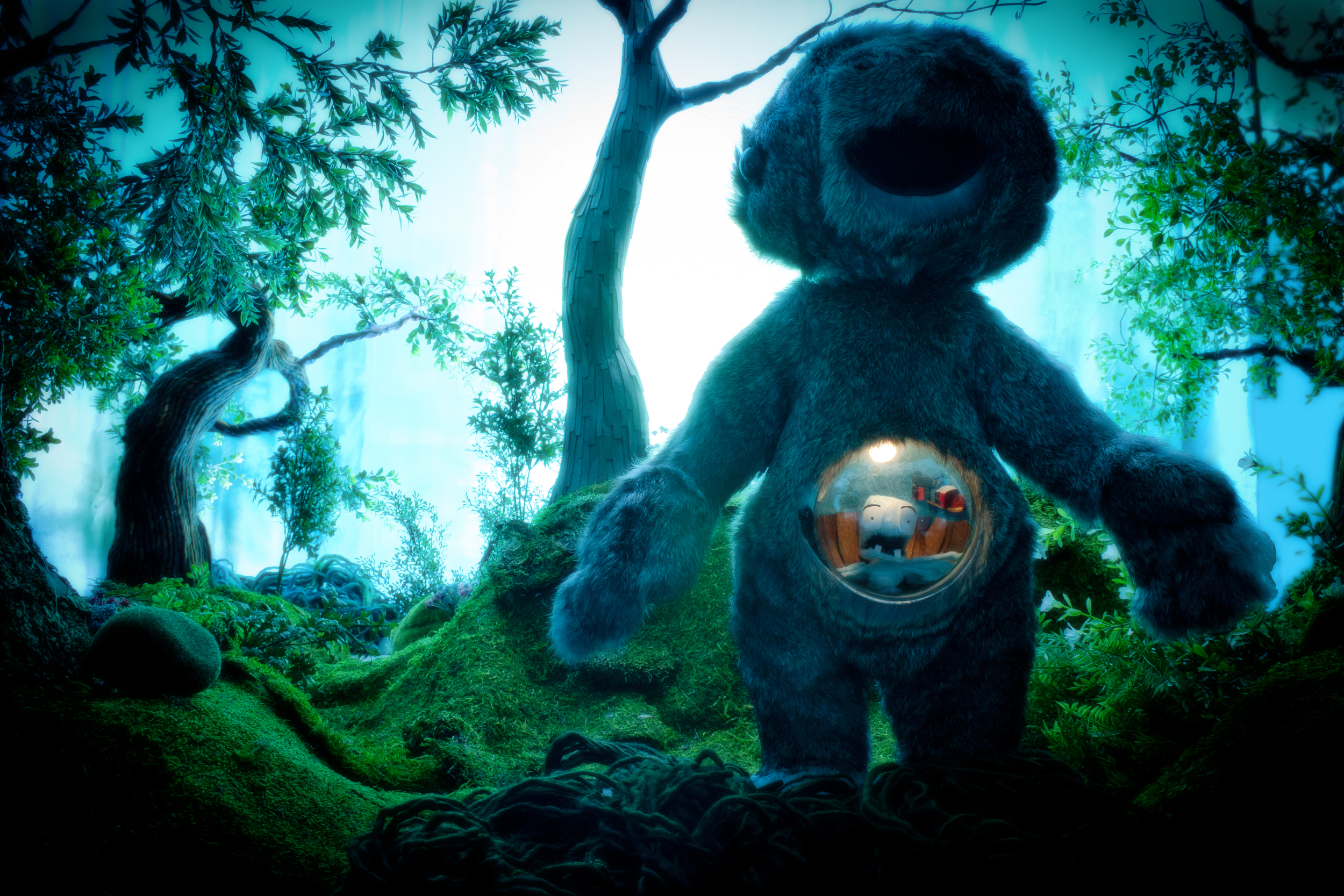 Mark Sloniker &mdash; 'At Home in Your Heart' fabric creature illustration