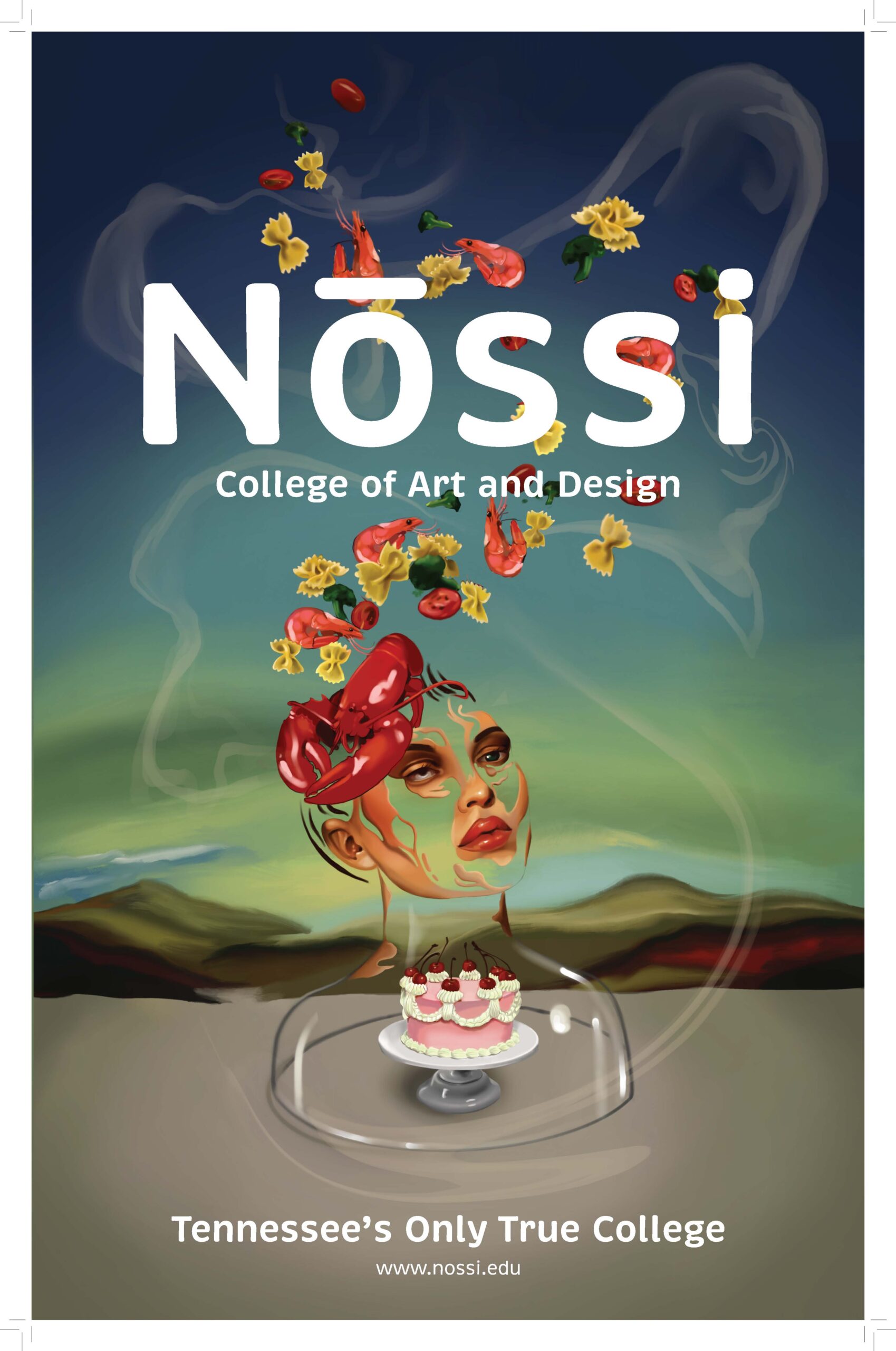 Anne Meegan &mdash; Nossi College poster illustration
