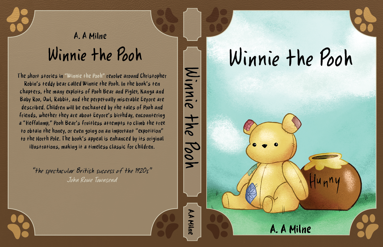 Melynda Borchert &mdash; Winnie the Pooh book cover illustration