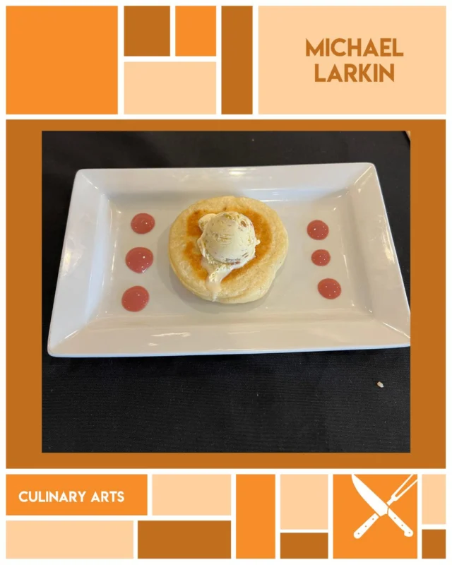 🍴 SENIOR EXHIBITION SPRING 2025: Introducing Nossi Culinary Arts Student Michael Larkin⁠
⁠
Michael is one of the several graduating who will display their portfolio in the upcoming Senior Exhibition on Thursday, April 17th here at Nossi College of Art & Design.⁠
⁠
Check out our Nossi Blog (link in bio) for Q&A with Michael, and where to find them on social post-grad!⁠
⁠
#Nossi #NossiCollegeofArt⁠
#senior #culinary