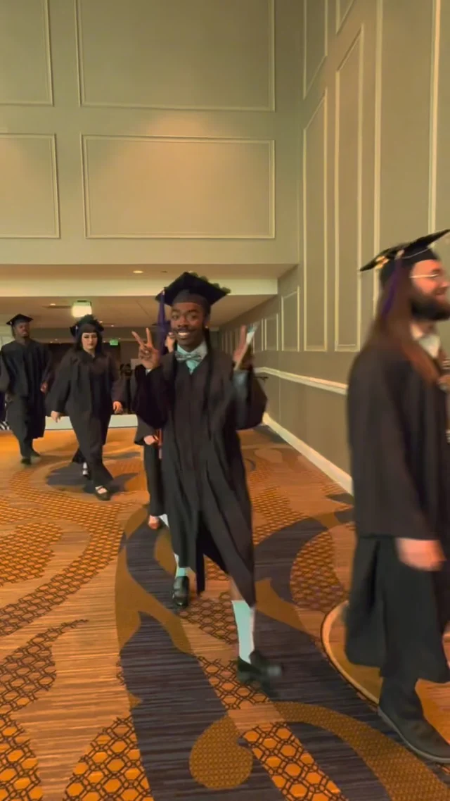 2x BTS POV of Graduation Day 🎉 from 🎥: social media intern @annastanfordphotography