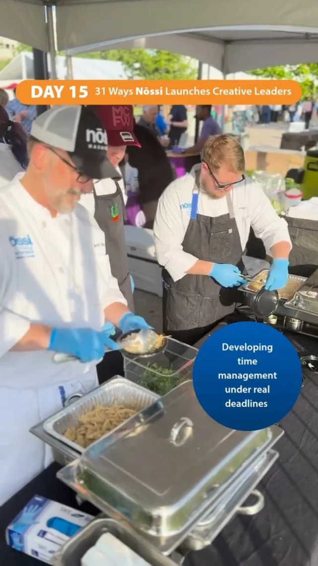 When the clock's ticking and clients are waiting, our culinary students don't just survive—they thrive. 🔥

Watch them transform under real pressure at live catering events, where every minute counts and every dish matters. This isn't practice kitchen work. This is Nashville's creative community counting on them to deliver excellence.

In Music City, creative professionals work under tight deadlines every day. Our students learn to manage time like seasoned pros because they're working with actual clients from day one. Faculty mentors guide them through each challenge, building both technical skills and the leadership mindset that separates career-ready graduates from the crowd.

Small cohorts mean personalized coaching. Real deadlines mean real growth. Nashville connections mean real opportunities.

Ready to launch your creative career where it counts? Schedule a campus tour to see Nōssi for yourself.

#culinaryschool #nashvillearts #creativecareers