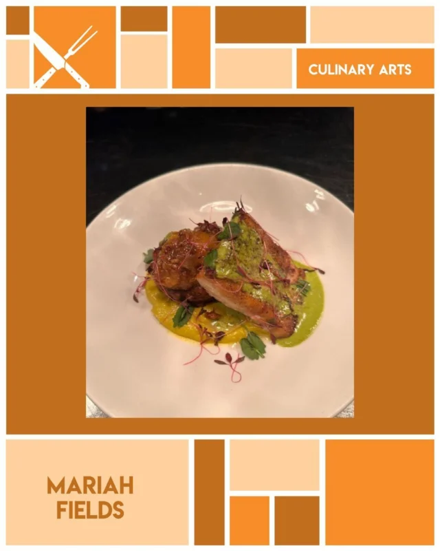 🍴 SENIOR EXHIBITION SUMMER 2025: Introducing Nossi Culinary Arts Student Mariah Fields
⁠
Mariah is one of the several graduating who will display their portfolio in the upcoming Senior Exhibition on Thursday, August 14th here at Nossi College of Art & Design.⁠
⁠
Check out our Nossi Blog (link in bio) for Q&A with Mariah, and where to find them on social post-grad!⁠

Another graduate ready to make their mark! 🌟 
Ready to learn in Nashville's creative community? Explore our programs at nossi.edu

⁠
#Nossi #NossiCollegeofArt⁠
#senior #culinaryarts